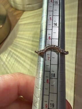 Levian Rose Gold Diamond Curved Stackable Ring